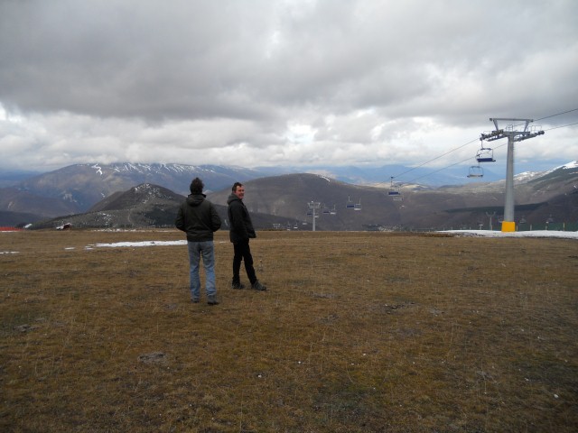 wandelen op de piste van frontignano