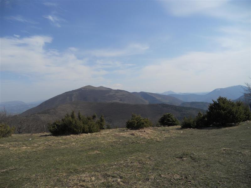 panorama vanaf het huisje van Forestale de italiaanse staatsbosbeheer